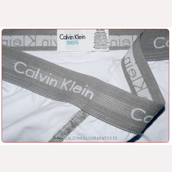 Boxer Calvin Klein Hombre 365 Gris Blanco